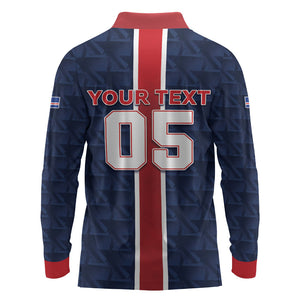 Custom Vozinha Goalkeeper Hero Cabo Verde Football 2026 Long Sleeve Polo Shirt