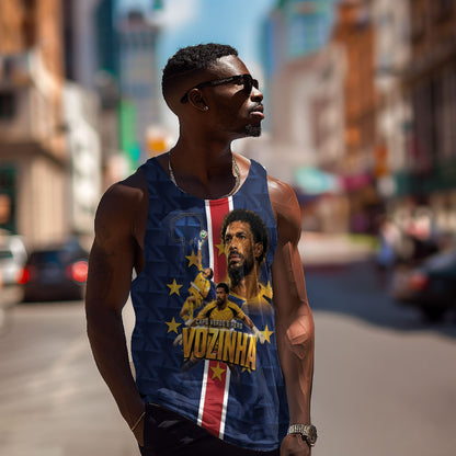 Custom Vozinha Goalkeeper Hero Cabo Verde Football 2026 Men Tank Top