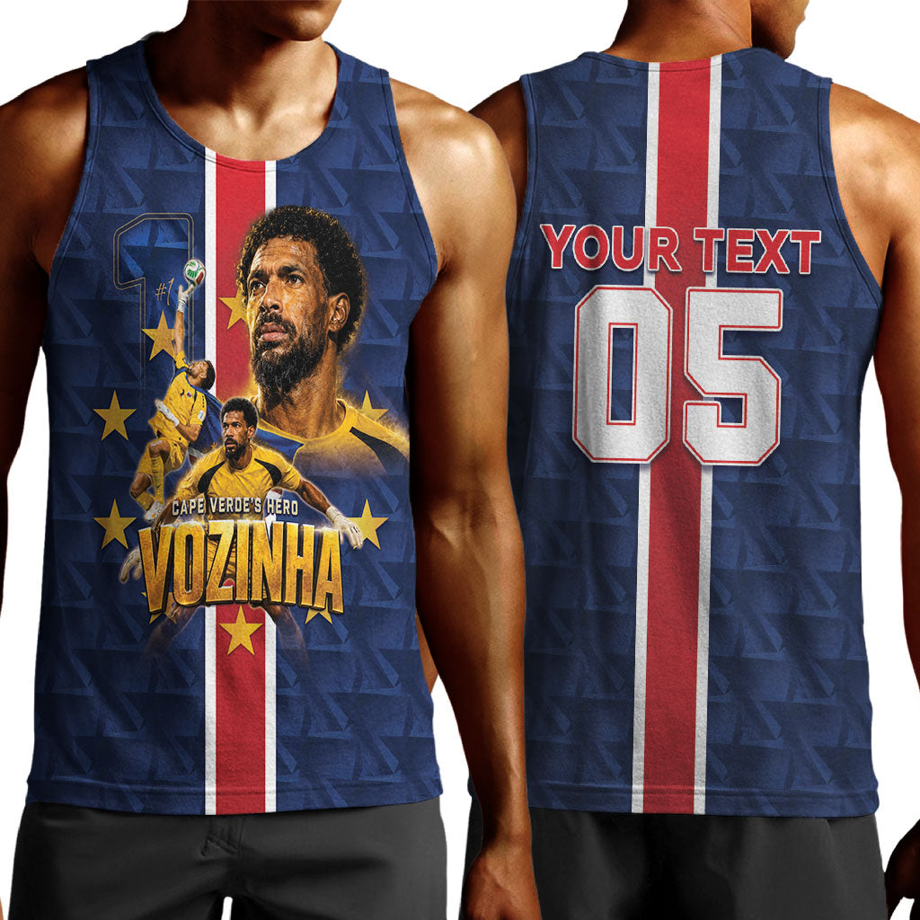 Custom Vozinha Goalkeeper Hero Cabo Verde Football 2026 Men Tank Top