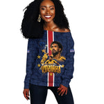 Custom Vozinha Goalkeeper Hero Cabo Verde Football 2026 Off Shoulder Sweater