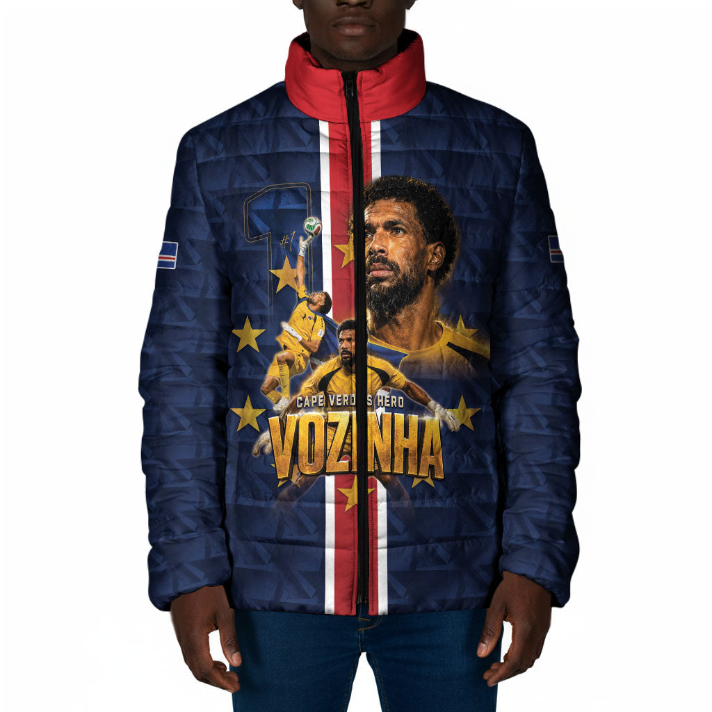 Custom Vozinha Goalkeeper Hero Cabo Verde Football 2026 Padded Jacket