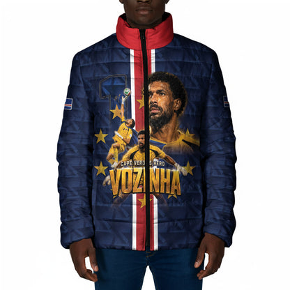 Custom Vozinha Goalkeeper Hero Cabo Verde Football 2026 Padded Jacket