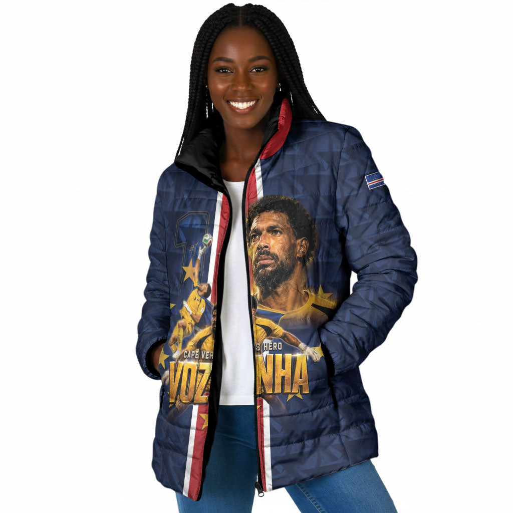 Custom Vozinha Goalkeeper Hero Cabo Verde Football 2026 Padded Jacket