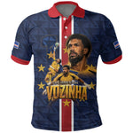 Custom Vozinha Goalkeeper Hero Cabo Verde Football 2026 Polo Shirt