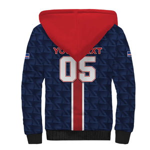 Custom Vozinha Goalkeeper Hero Cabo Verde Football 2026 Sherpa Hoodie