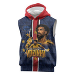 Custom Vozinha Goalkeeper Hero Cabo Verde Football 2026 Sleeveless Hoodie