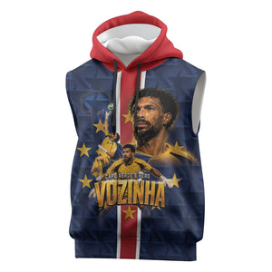 Custom Vozinha Goalkeeper Hero Cabo Verde Football 2026 Sleeveless Hoodie