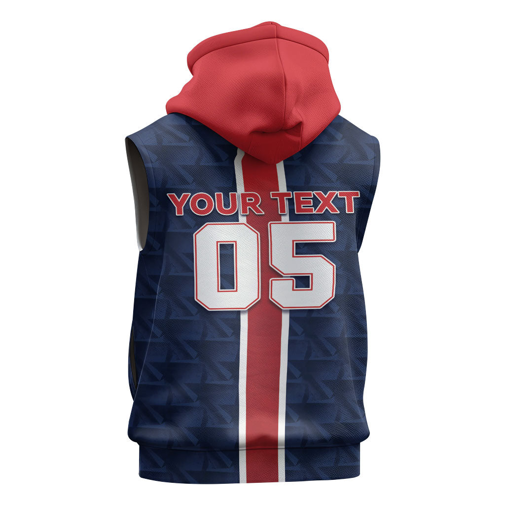 Custom Vozinha Goalkeeper Hero Cabo Verde Football 2026 Sleeveless Hoodie