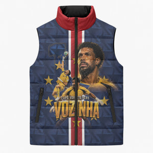 Custom Vozinha Goalkeeper Hero Cabo Verde Football 2026 Sleeveless Puffer Jacket