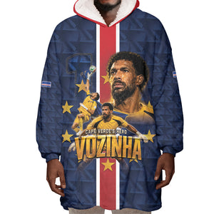 Custom Vozinha Goalkeeper Hero Cabo Verde Football 2026 Wearable Blanket Hoodie