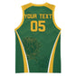 Custom South Africa Cricket Basketball Jersey Go Champions Protea Pattern LT05