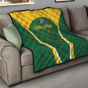 South Africa Cricket Quilt Go Champions Protea Pattern