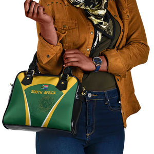 South Africa Cricket Shoulder Handbag Go Champions Protea Pattern