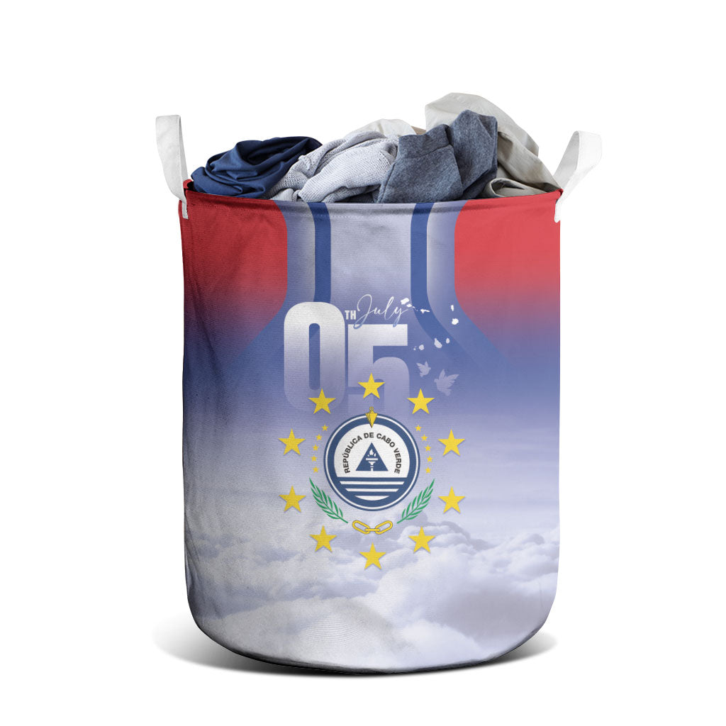Cape Verde July 5th Laundry Basket Happy Independence Day