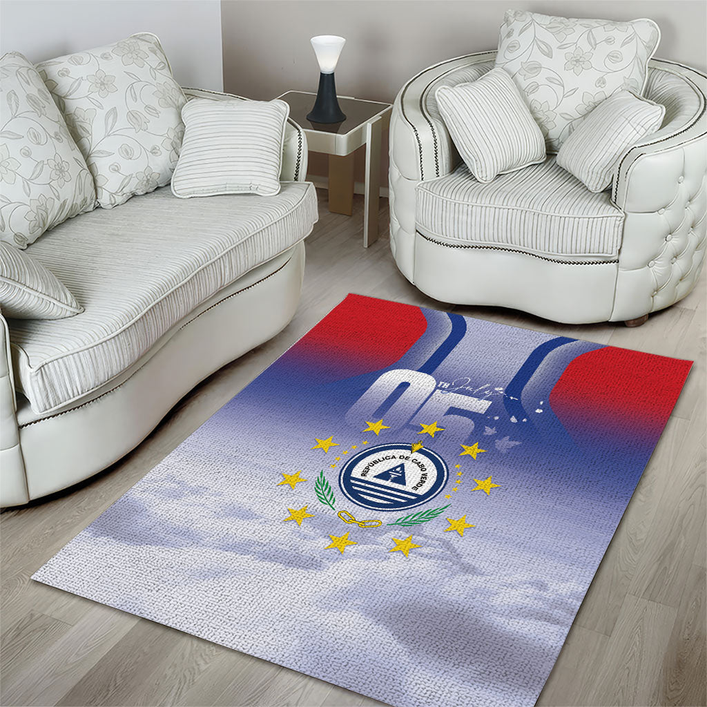 Cape Verde July 5th Area Rug Happy Independence Day