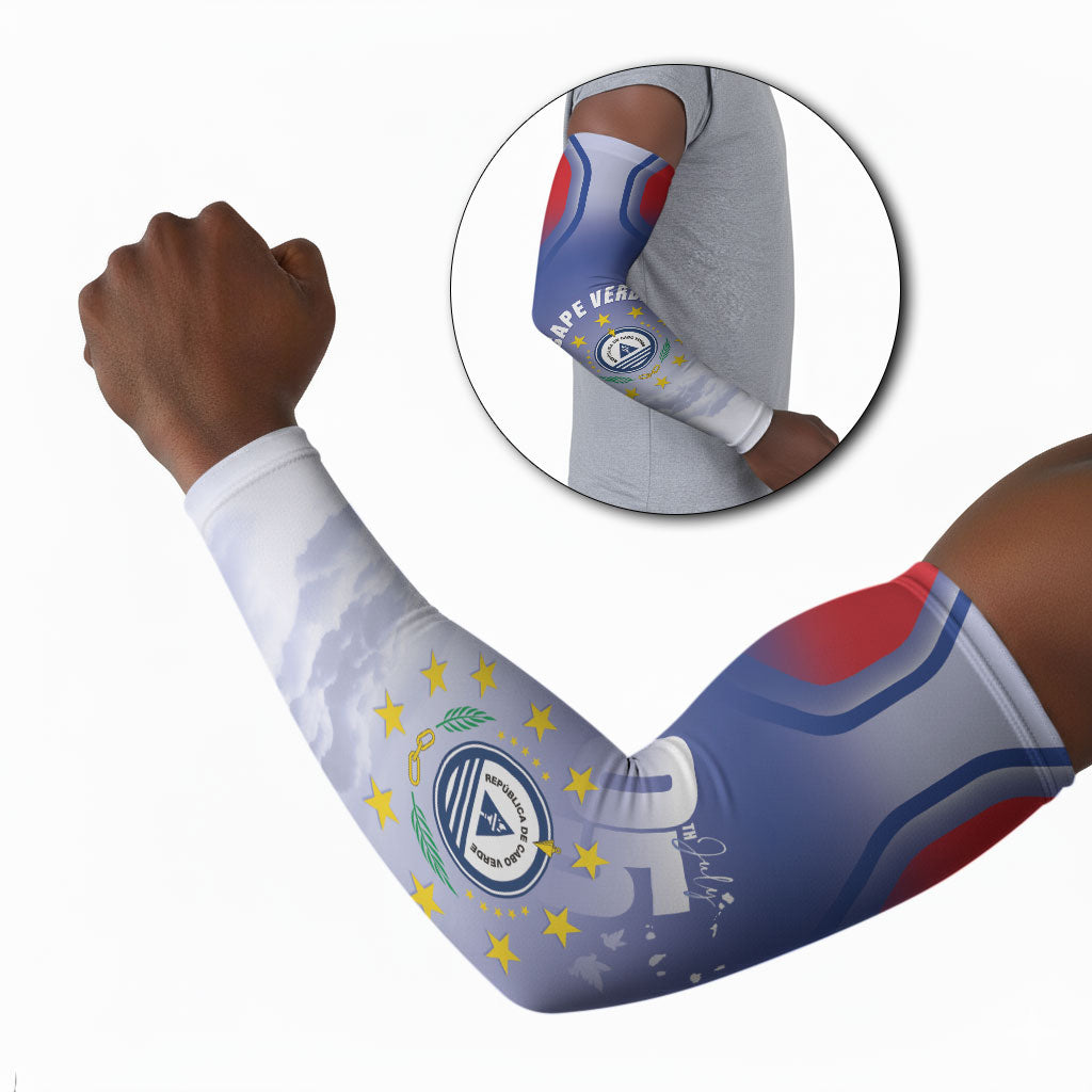 Cape Verde July 5th Arm Sleeves Happy Independence Day