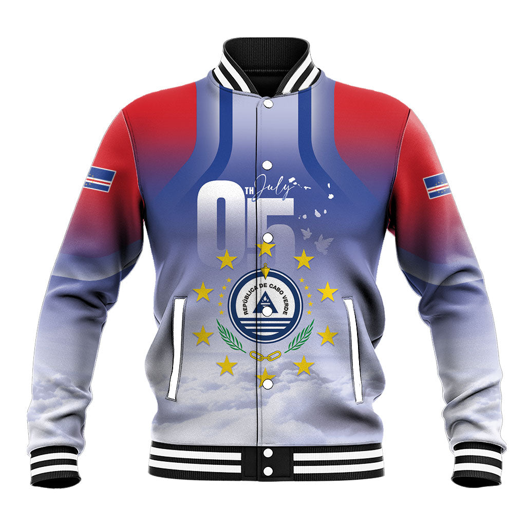 Cape Verde July 5th Baseball Jacket Happy Independence Day