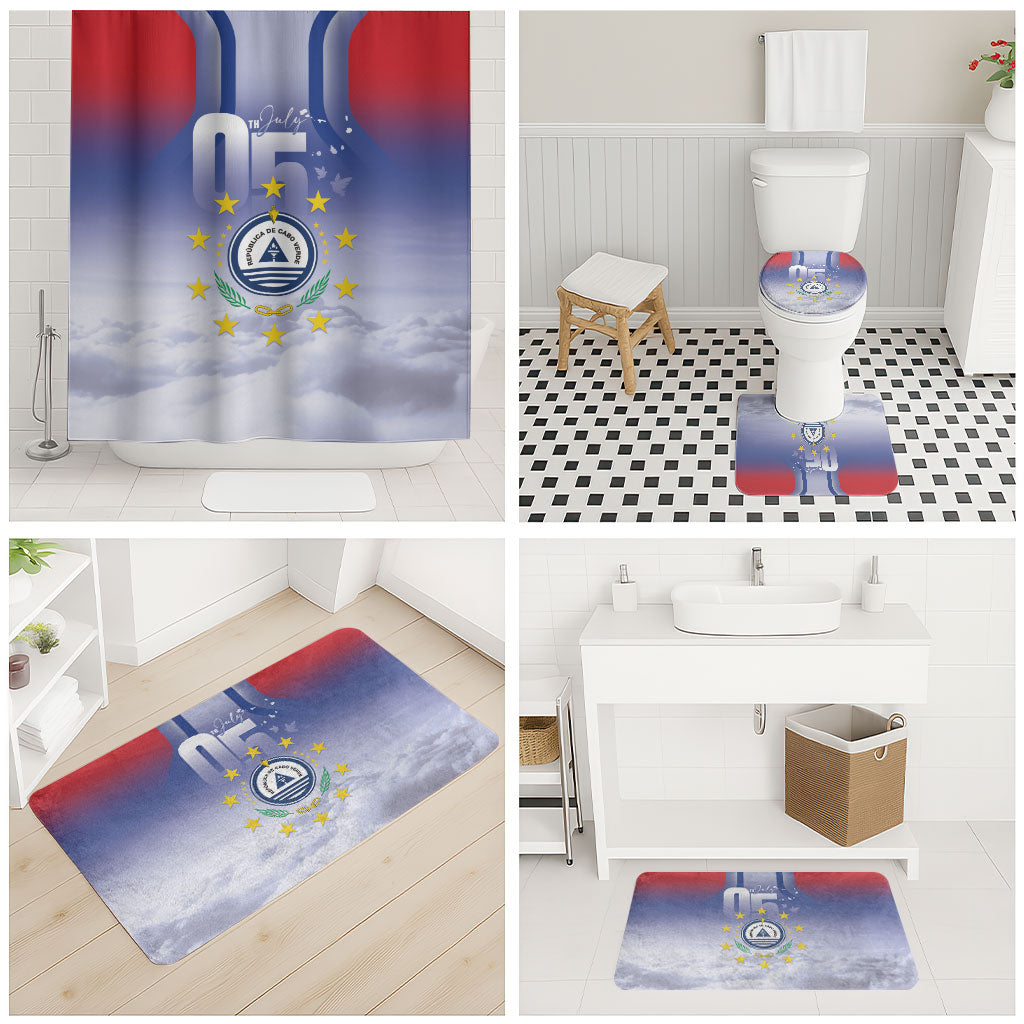 Cape Verde July 5th Bathroom Set Happy Independence Day