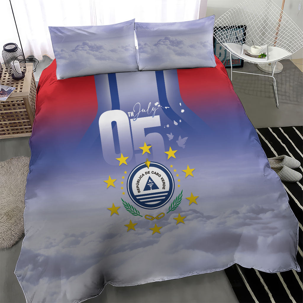 Cape Verde July 5th Bedding Set Happy Independence Day