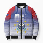 Cape Verde July 5th Bomber Puffer Jacket Happy Independence Day