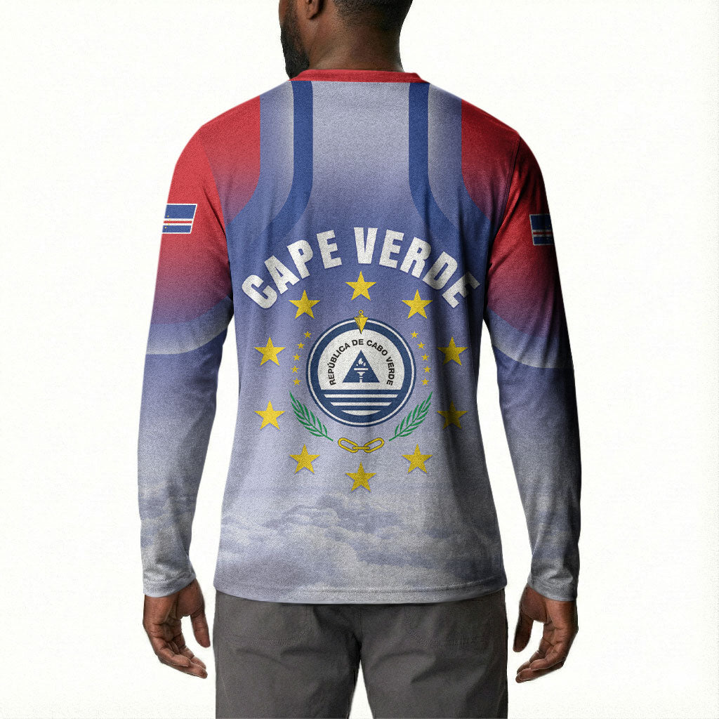 Cape Verde July 5th Button Sweatshirt Happy Independence Day