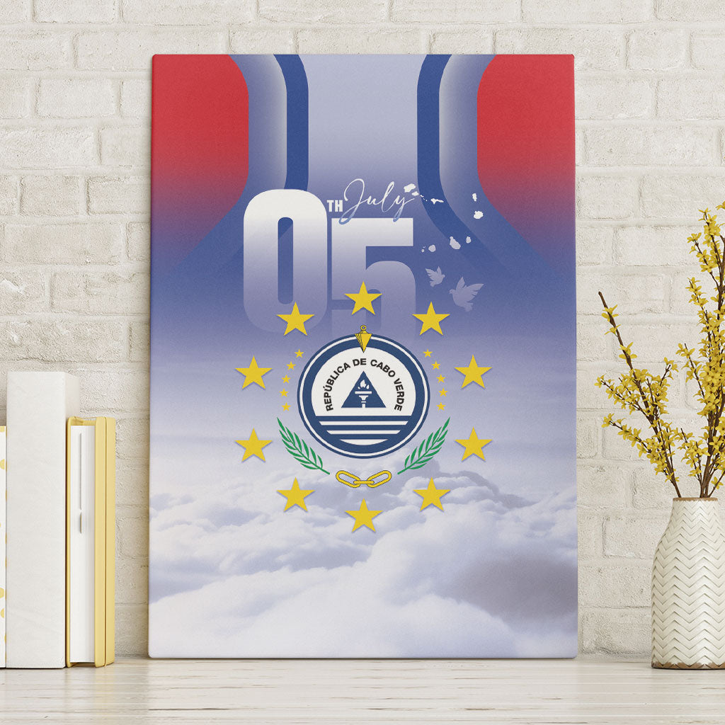Cape Verde July 5th Canvas Wall Art Happy Independence Day