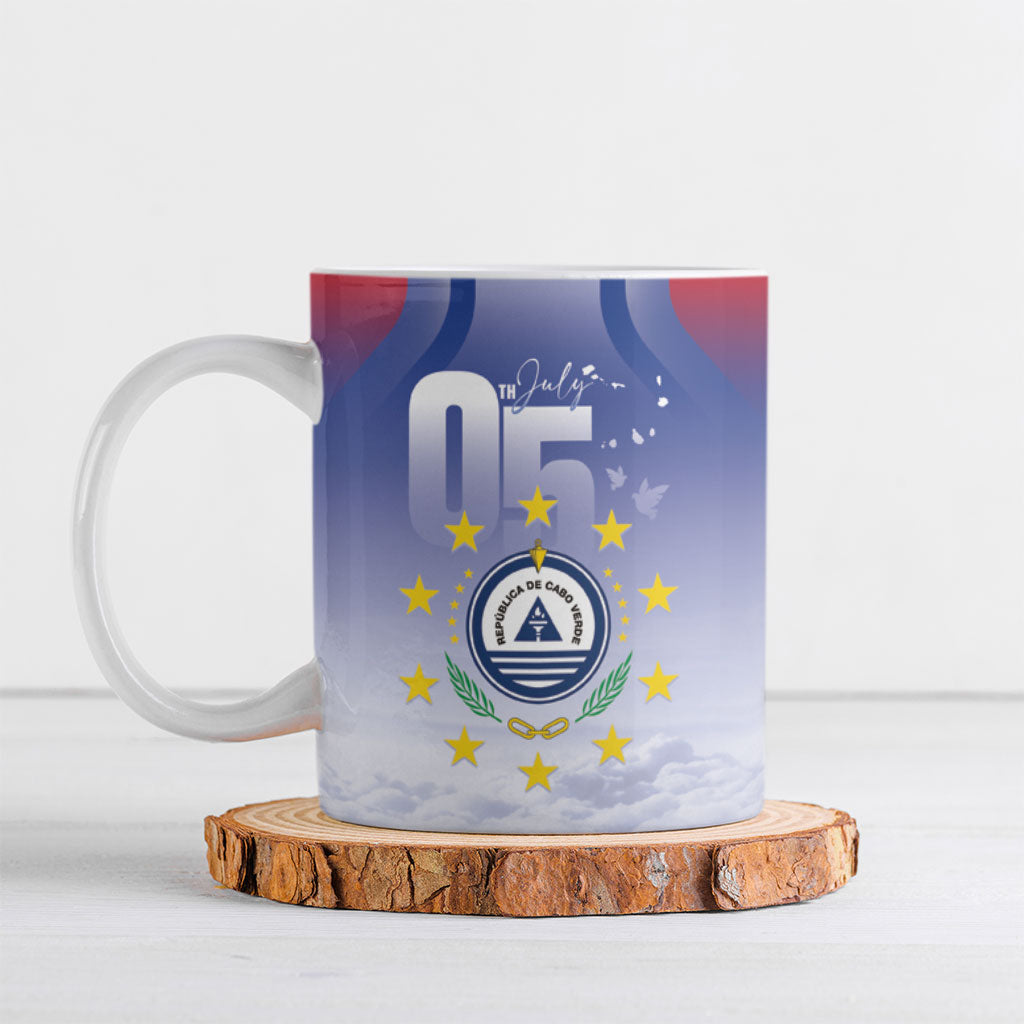 Cape Verde July 5th Ceramic Mug Happy Independence Day
