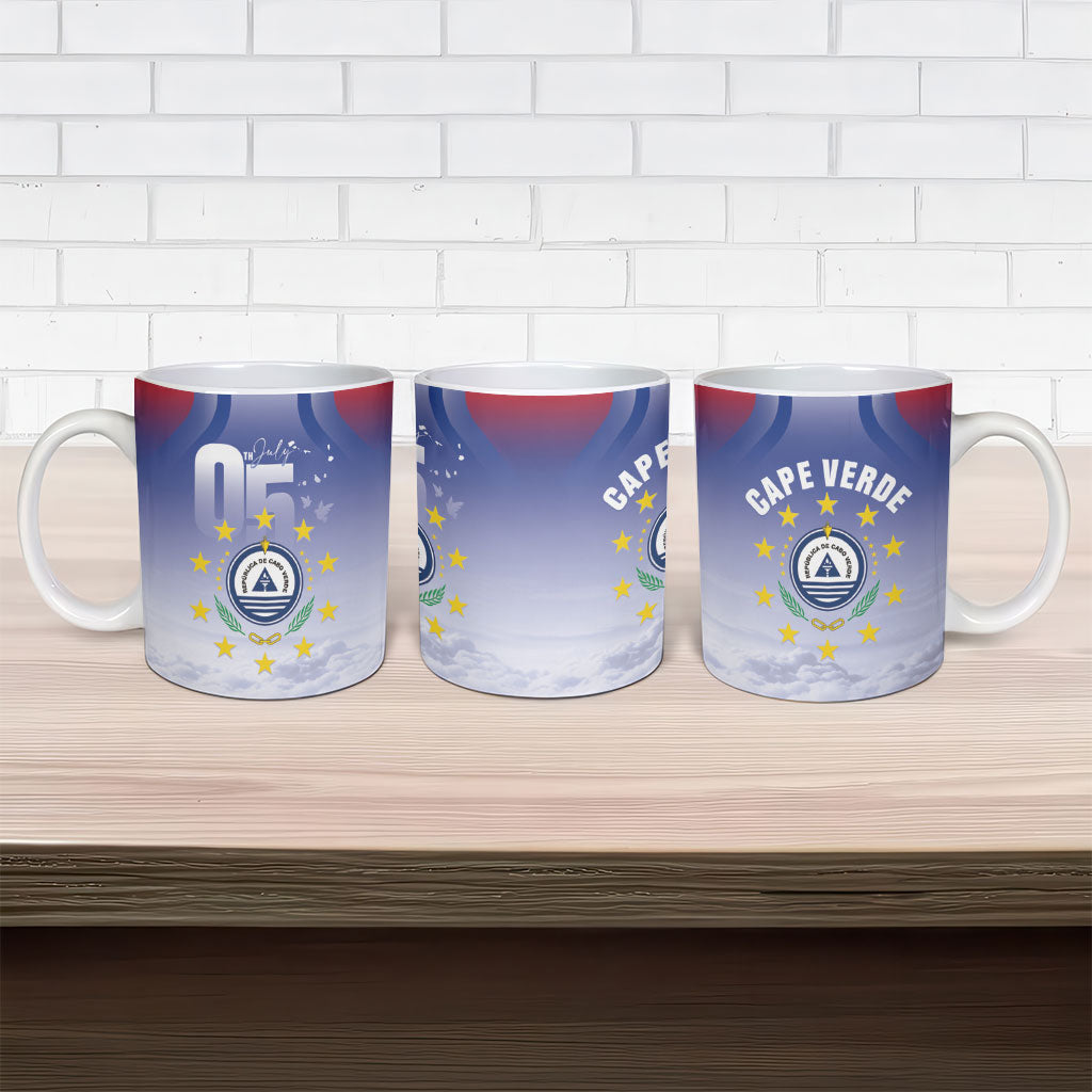 Cape Verde July 5th Ceramic Mug Happy Independence Day