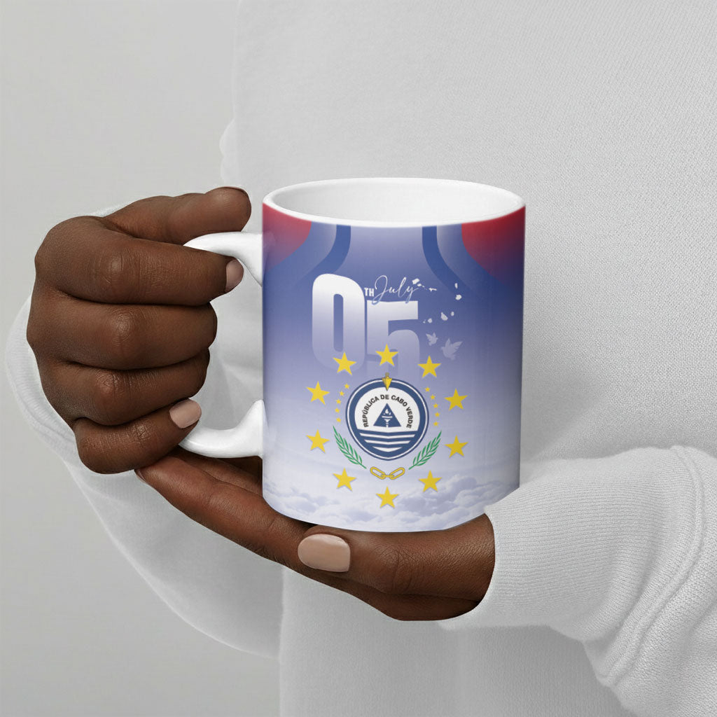 Cape Verde July 5th Ceramic Mug Happy Independence Day
