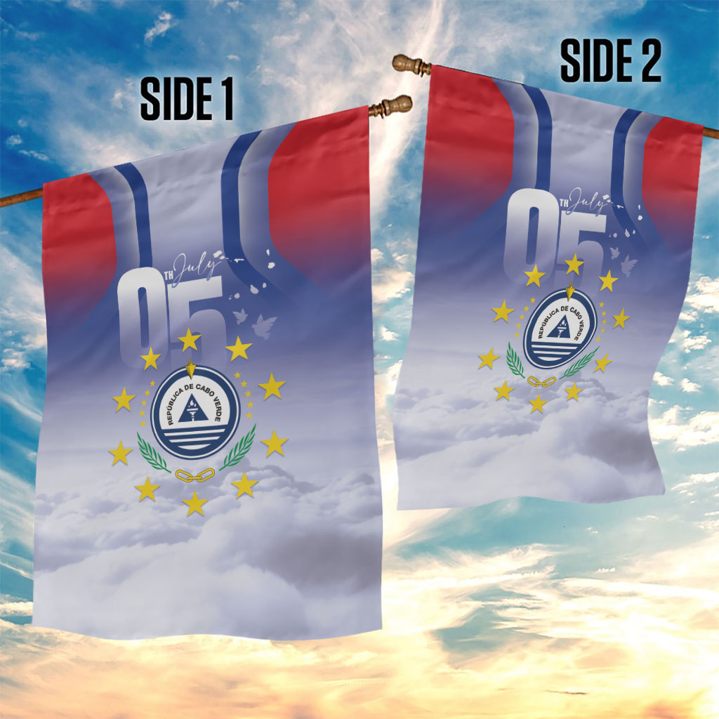 Cape Verde July 5th Garden Flag Happy Independence Day
