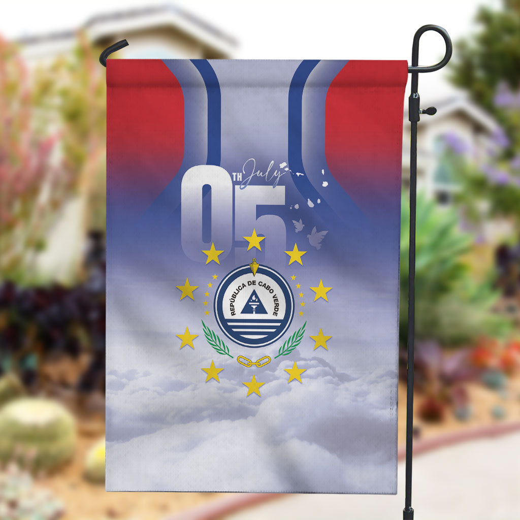 Cape Verde July 5th Garden Flag Happy Independence Day