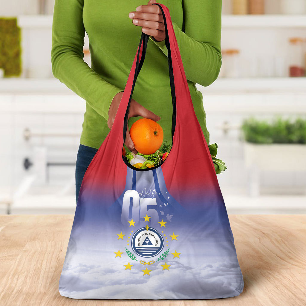 Cape Verde July 5th Grocery Bag Happy Independence Day