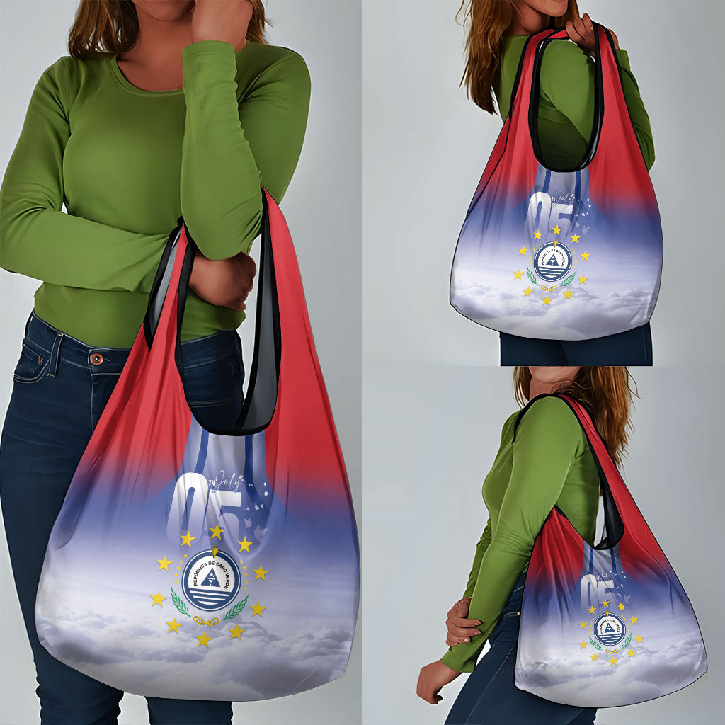 Cape Verde July 5th Grocery Bag Happy Independence Day