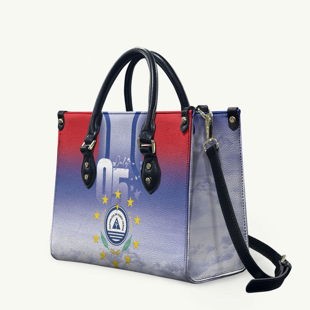 Cape Verde July 5th Leather Bag Happy Independence Day