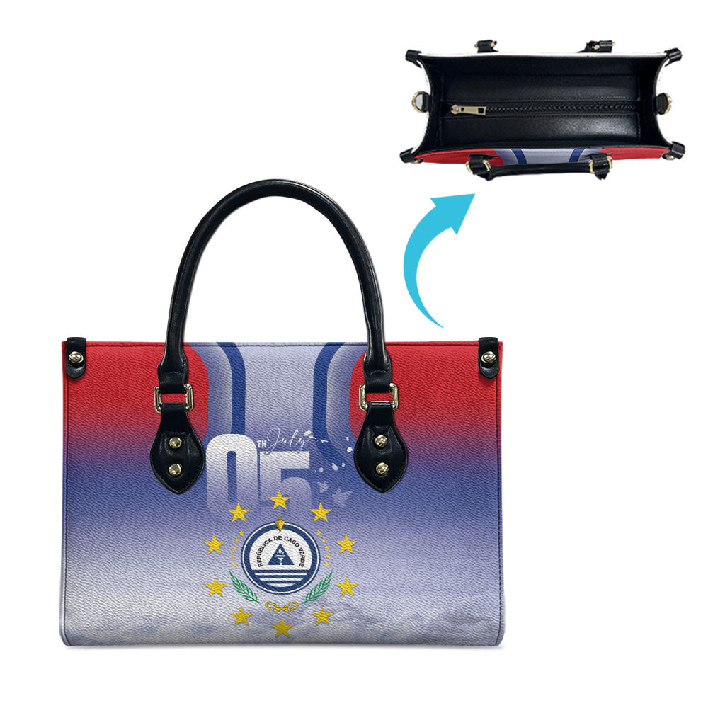 Cape Verde July 5th Leather Bag Happy Independence Day