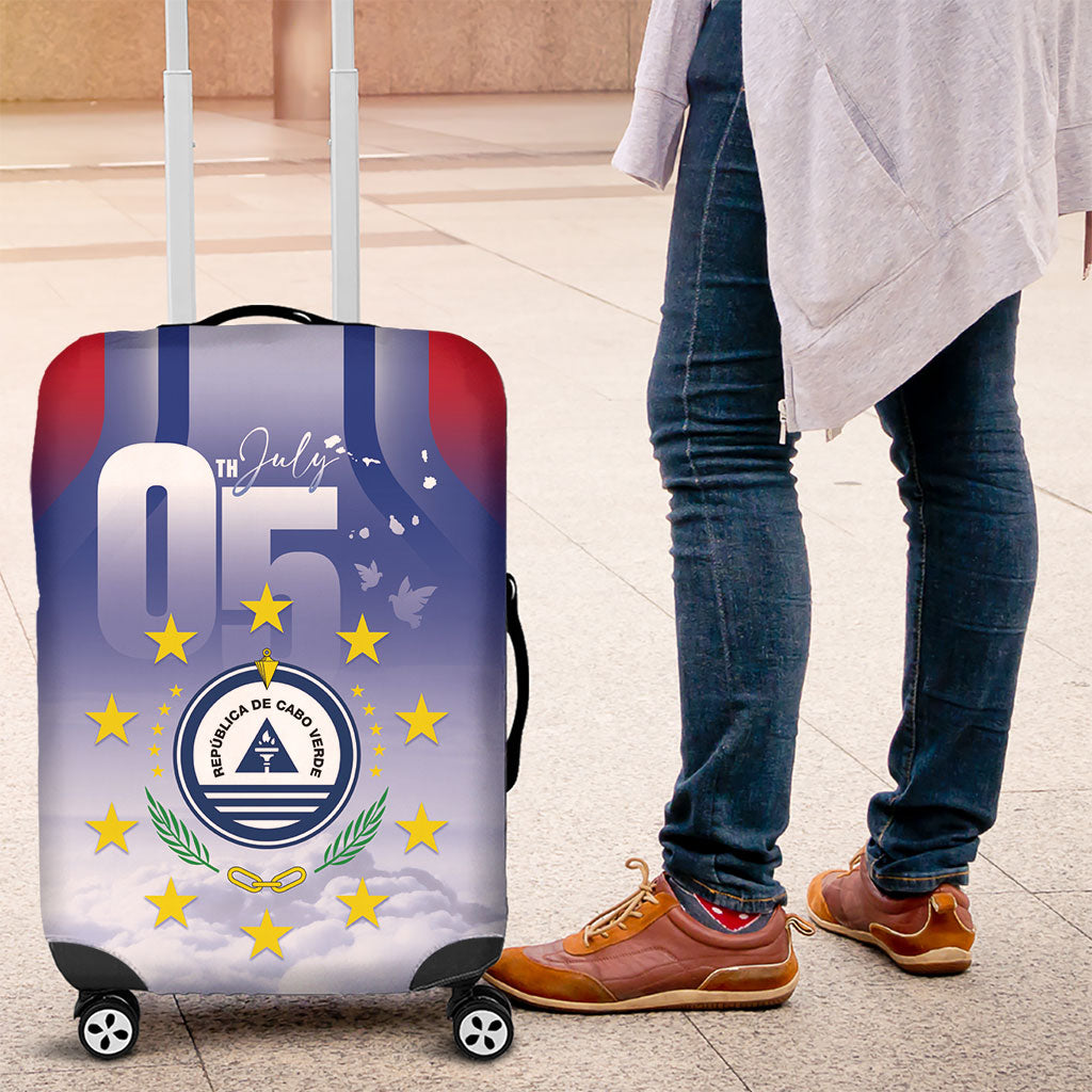 Cape Verde July 5th Luggage Cover Happy Independence Day