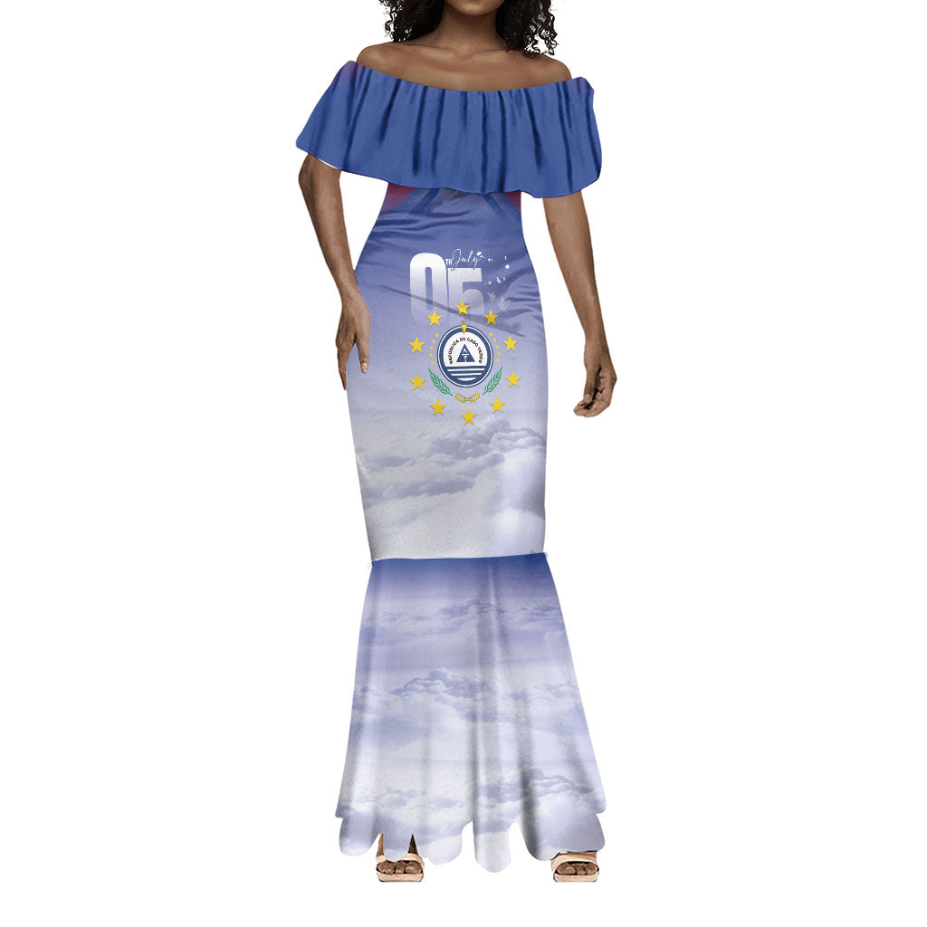 Cape Verde July 5th Mermaid Dress Happy Independence Day