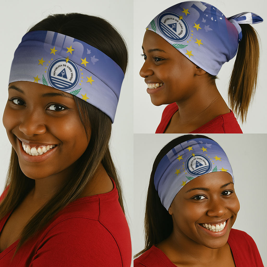 Cape Verde July 5th Neck Gaiter Happy Independence Day