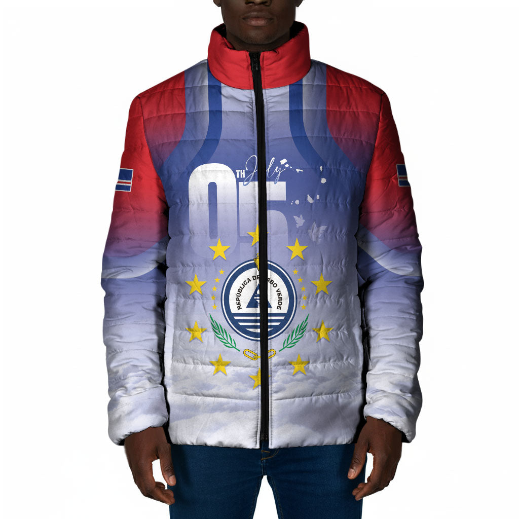 Cape Verde July 5th Padded Jacket Happy Independence Day