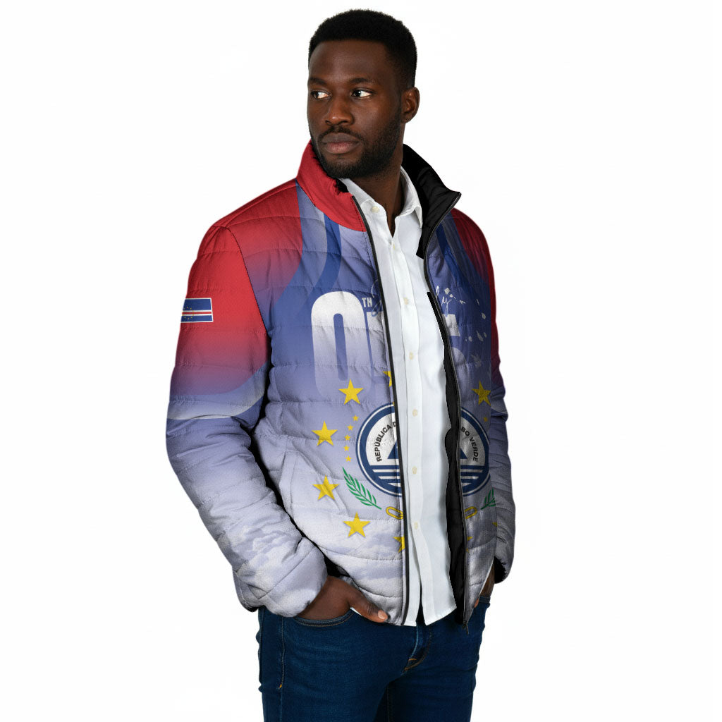 Cape Verde July 5th Padded Jacket Happy Independence Day