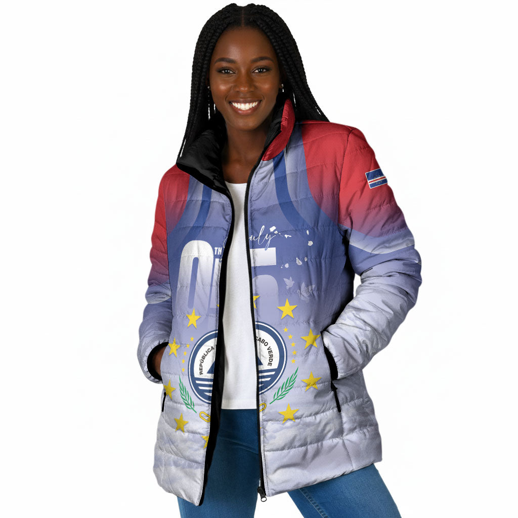Cape Verde July 5th Padded Jacket Happy Independence Day