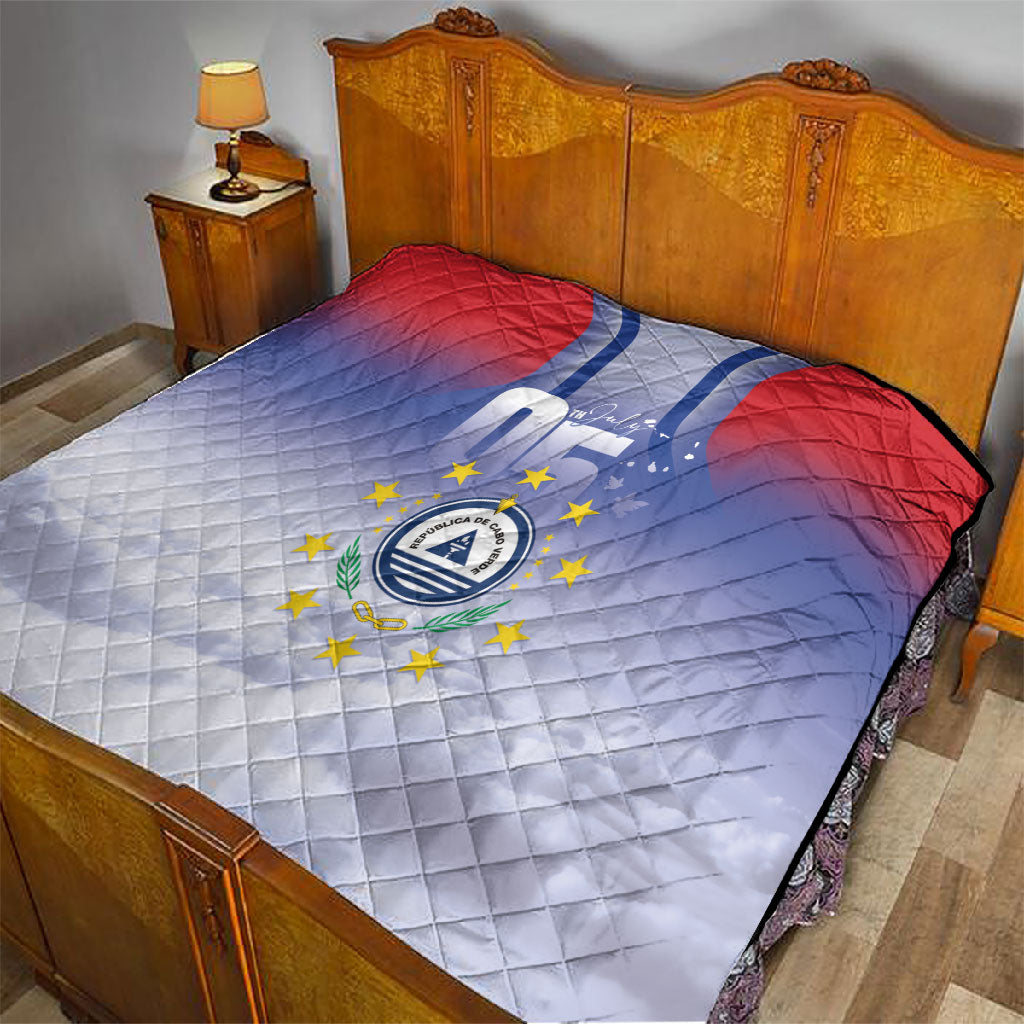 Cape Verde July 5th Quilt Happy Independence Day