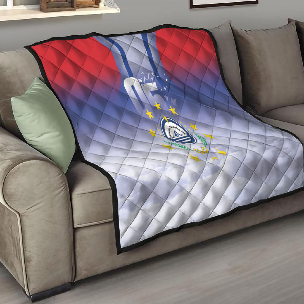 Cape Verde July 5th Quilt Happy Independence Day