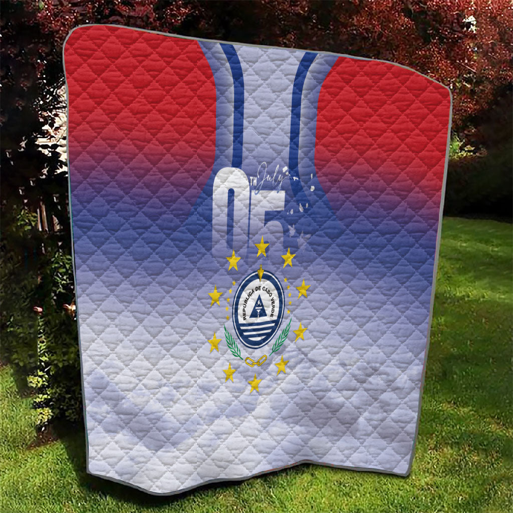 Cape Verde July 5th Quilt Happy Independence Day