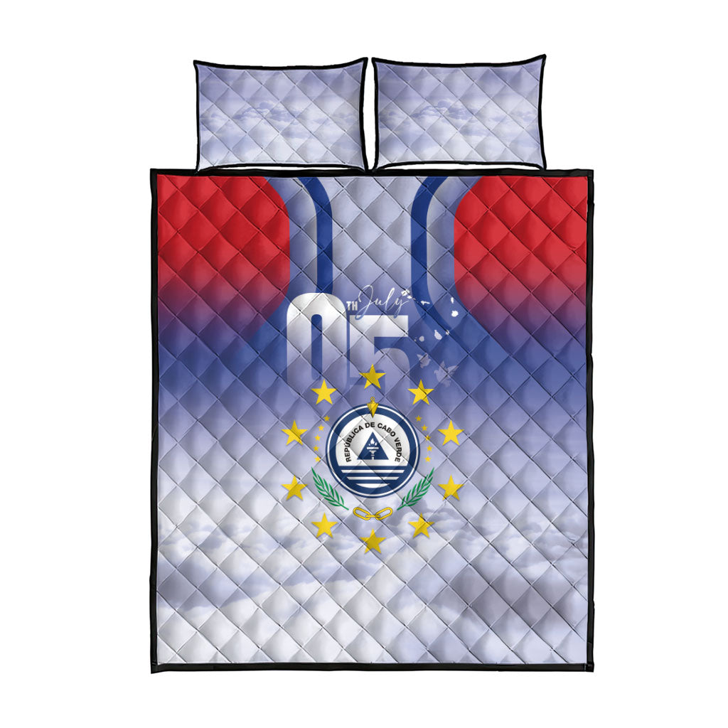 Cape Verde July 5th Quilt Bed Set Happy Independence Day