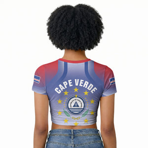 Cape Verde July 5th Raglan Cropped T shirt Happy Independence Day