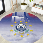 Cape Verde July 5th Round Carpet Happy Independence Day