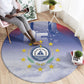 Cape Verde July 5th Round Carpet Happy Independence Day