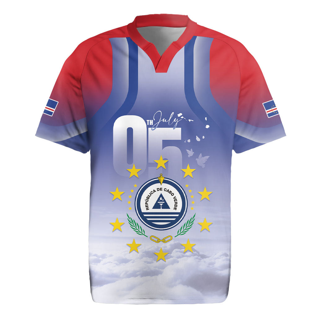 Cape Verde July 5th Rugby Jersey Happy Independence Day