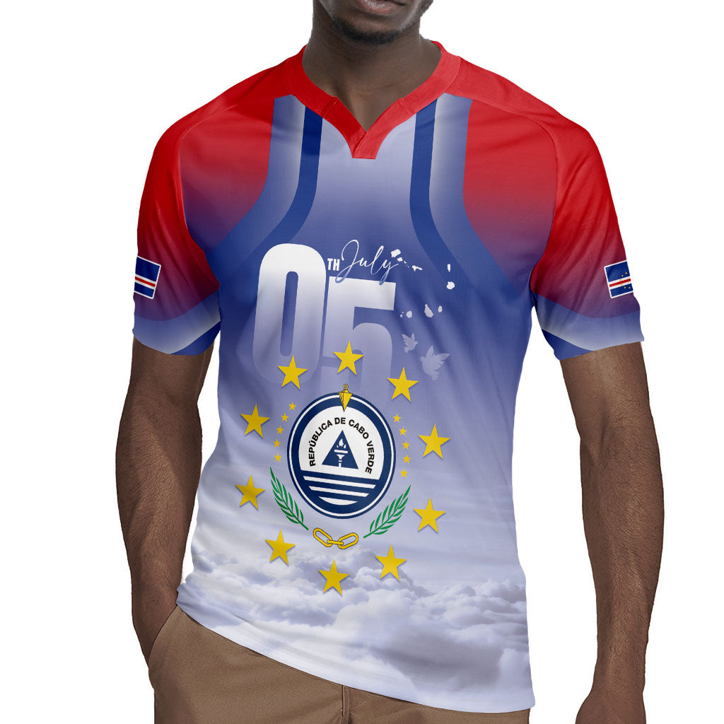 Cape Verde July 5th Rugby Jersey Happy Independence Day